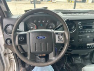 2015 Ford F-550 Crew Cab Powerstroke Diesel 4x4 Flatbed Truck