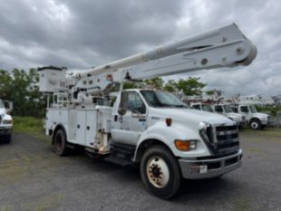 2015 Ford F-750 Diesel 4x2 Altec Material Handler Bucket Truck