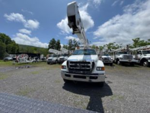 2015 Ford F-750 Diesel 4x2 Altec AA55 Material Handler Bucket Truck
