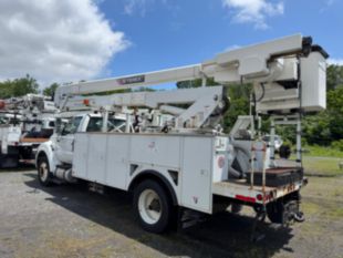 2015 Ford F-750 Diesel 4x2 Altec AA55 Material Handler Bucket Truck