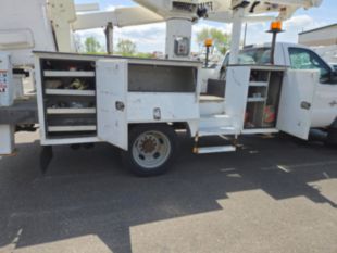 2016 Ford F-550 Powerstroke 4x2 Versalift VST-47-MHI Material Handler Bucket Truck