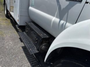 2015 Ford F-750 Diesel 4x2 Altec AA55 Material Handler Bucket Truck