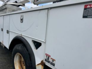 2015 Ford F-750 Diesel 4x2 Altec Material Handler Bucket Truck