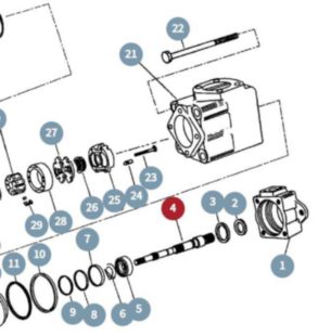 PUMP SHAFT - 77