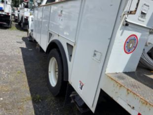 2015 Ford F-750 Diesel 4x2 Altec AA55 Material Handler Bucket Truck
