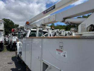 2015 Ford F-750 Diesel 4x2 Altec AA55 Material Handler Bucket Truck