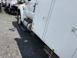 2015 Ford F-750 Diesel 4x2 Altec AA55 Material Handler Bucket Truck