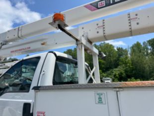 2015 Ford F-750 Diesel 4x2 Altec AA55 Material Handler Bucket Truck