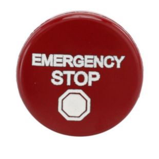 KNOB STOP RED 7/16-14 THD