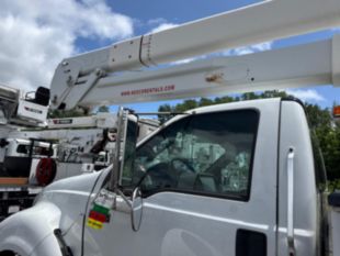 2015 Ford F-750 Diesel 4x2 Altec AA55 Material Handler Bucket Truck