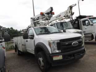 2019 Ford F-550 Powerstroke Diesel 4x2 Versalift STP-36-NE Cable Placer Truck.
