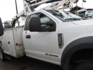 2019 Ford F-550 Powerstroke Diesel 4x2 Versalift STP-36-NE Cable Placer Truck.