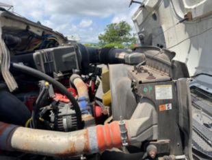 2015 Ford F-750 Diesel 4x2 Altec AA55 Material Handler Bucket Truck