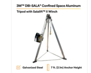 3M™ DBI-SALA® Confined Space Tripod Winch System