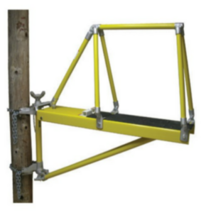 Hastings Insulated Work Platforms with Rail and Pivot Assembly, 6', 8', and 10'