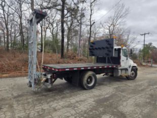 2008 Hino Diesel 4x2 Flatbed Arrow Board Truck