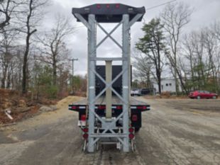 2008 Hino Diesel 4x2 Flatbed Arrow Board Truck