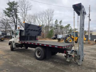 2008 Hino Diesel 4x2 Flatbed Arrow Board Truck