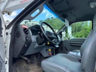 2015 Ford F-750 Diesel 4x2 Altec AA55 Material Handler Bucket Truck