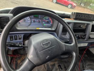2008 Hino Diesel 4x2 Flatbed Arrow Board Truck
