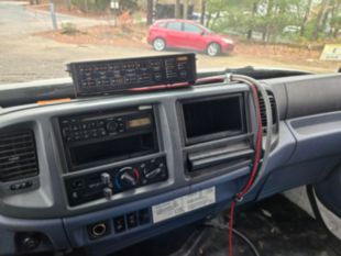 2008 Hino Diesel 4x2 Flatbed Arrow Board Truck