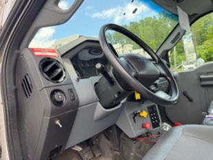 2015 Ford F-750 Diesel 4x2 Altec AA55 Material Handler Bucket Truck