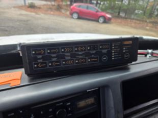 2008 Hino Diesel 4x2 Flatbed Arrow Board Truck