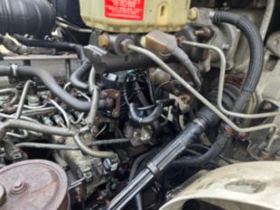 2008 Hino Diesel 4x2 Flatbed Arrow Board Truck