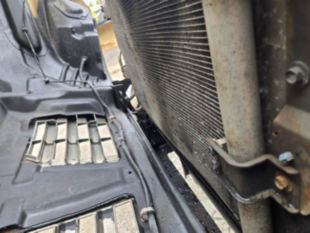 2008 Hino Diesel 4x2 Flatbed Arrow Board Truck