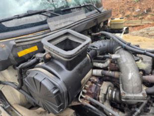 2008 Hino Diesel 4x2 Flatbed Arrow Board Truck