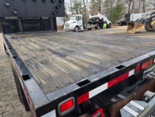 2008 Hino Diesel 4x2 Flatbed Arrow Board Truck