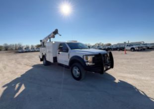 2018 Ford F-550 4x4 Load King Voyager Service Truck With Crane