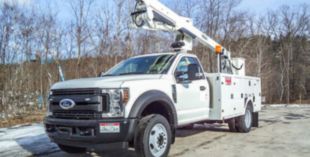 36 ft Non Insulated Non Material Handling Distribution Bucket Truck