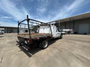 2015 Ford F-550 Crew Cab Powerstroke 4x4 Flat Bed Truck