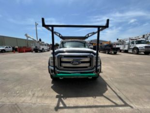 2015 Ford F-550 Crew Cab Powerstroke 4x4 Flat Bed Truck