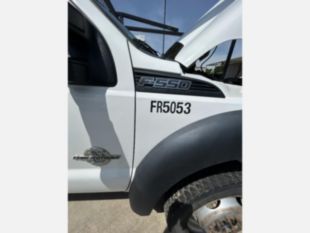 2015 Ford F-550 Crew Cab Powerstroke 4x4 Flat Bed Truck