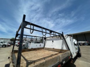 2015 Ford F-550 Crew Cab Powerstroke 4x4 Flat Bed Truck