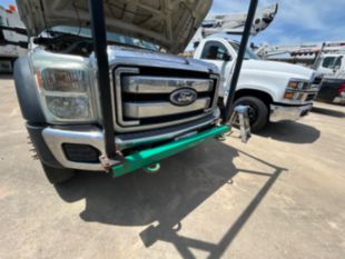 2015 Ford F-550 Crew Cab Powerstroke 4x4 Flat Bed Truck