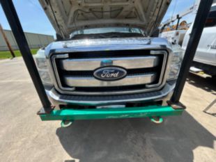 2015 Ford F-550 Crew Cab Powerstroke 4x4 Flat Bed Truck