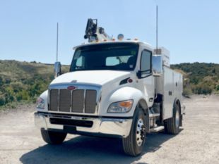 2025 Peterbilt 536 4x2 IMT DOM2SIII Service Truck w/ 10,000 lb Crane