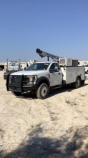 2018 Ford F550 4x4 Load King Voyager I Service Truck With Crane