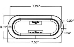 LED SIGNAL STAT MDL 60 B/U