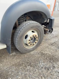 2015 Ford F550 4x4 Palfinger PSC 5025 Hi-Rail Service Truck With Crane