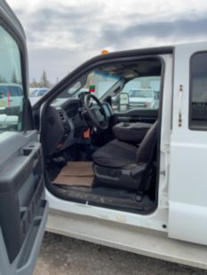 2015 Ford F550 4x4 Palfinger PSC 5025 Hi-Rail Service Truck With Crane