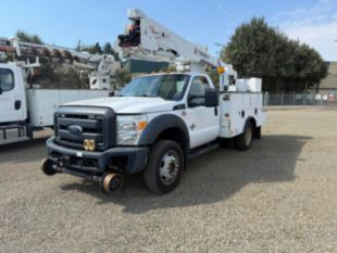 2016 Ford F-550 Diesel 4x4 "2005" Terex TL-38 Rail Gear Equipped Bucket Truck