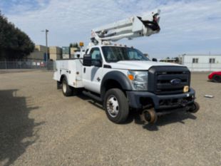 2016 Ford F-550 Diesel 4x4 "2005" Terex TL-38 Rail Gear Equipped Bucket Truck