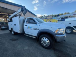 2013 Dodge 5500 Diesel 4x4 IMT Service Truck W/Crane
