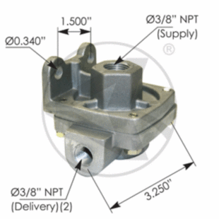 Automann Quick Release Valve 3/8in Supply Port