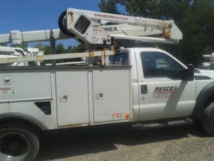 2016 Ford F550 4x2 Terex LT38 Bucket Truck