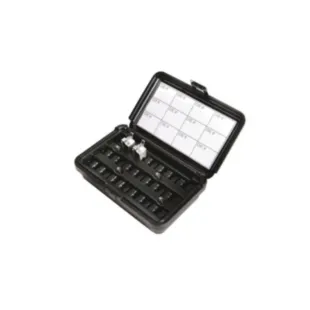 Burndy Plastic Carrying Case for 12 Sets of W-Dies